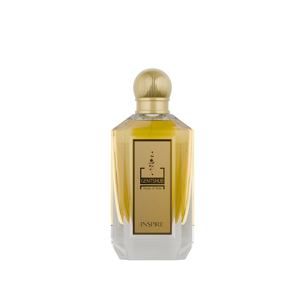 Inspire Perfume Bottle – Unisex Amber and Woody Fragrance