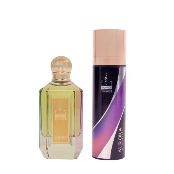 Aurora Radiation Box by Gentshub – Luxury Perfume and All Over Spray Set