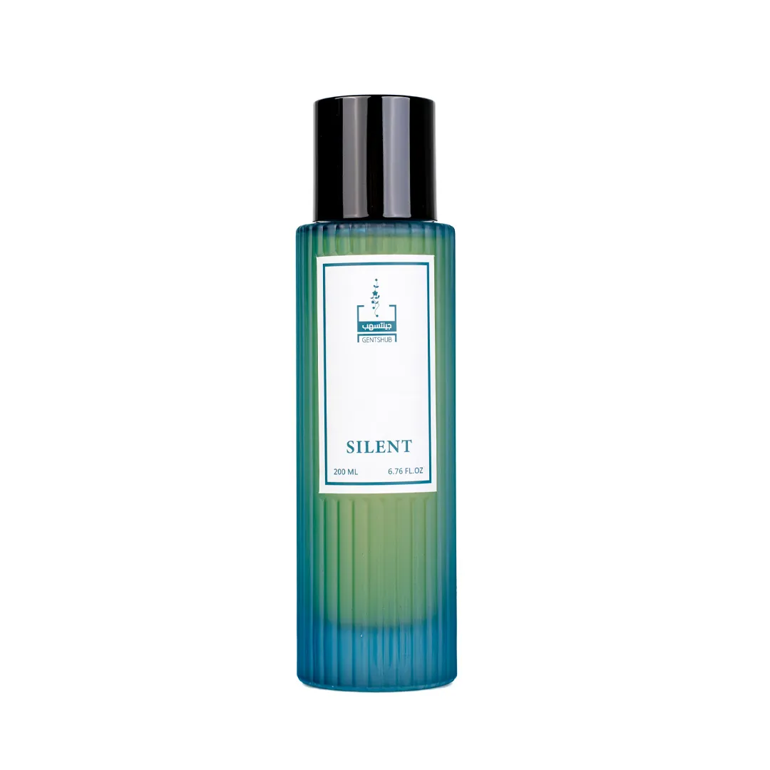 Silent Perfume 200ML Unisex Fragrance Bottle with Oud and Amber Notes